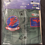 Top Gun Green Jumpsuit Military Navy Pilot Child Large 12-14 Costume5