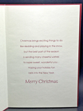 Merry Christmas Goddaughter Greeting Card w/Envelope