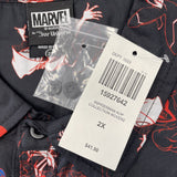 Our Universe Marvel Spider-Man Allover Woven Button-Up 2XLarge