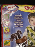 Future Golfer Child Boys Costume White Collared Shirt With Vest Size 18/24 Month