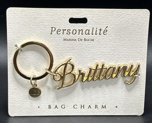 Personalite Marina De Buchi Personalized Bag Charm Brittany