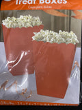 Treat Popcorn Box Orange (10 Pack) 3.5x7.4x2.1”