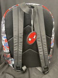 Spiderman Comics 15” Kids Back Pack w/Black Side Mesh Pockets