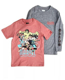 Marvel Avengers Long Sleeve & Short Sleeve Graphic T-Shirt 2Pack Size XS (4-5)