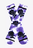 Marvel Black Panther Chibi T'Challa Tie-Dye Crew Socks Size 6-12