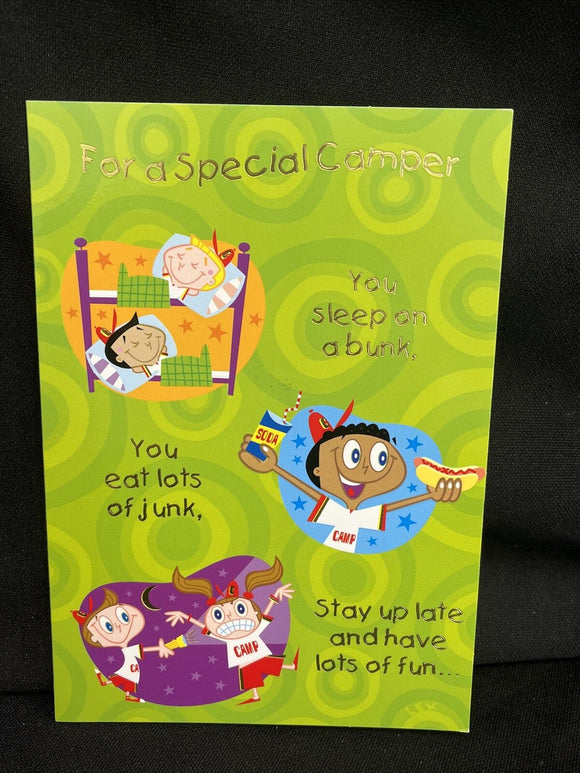 For a Special Camper at Camp Greeting Card w/Envelope