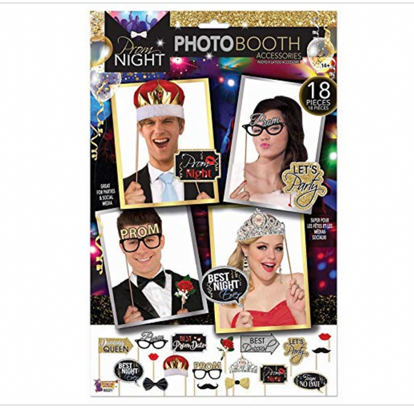 Forum Novelties Prom Night Party Supplies Photo Booth Props 18 Pcs