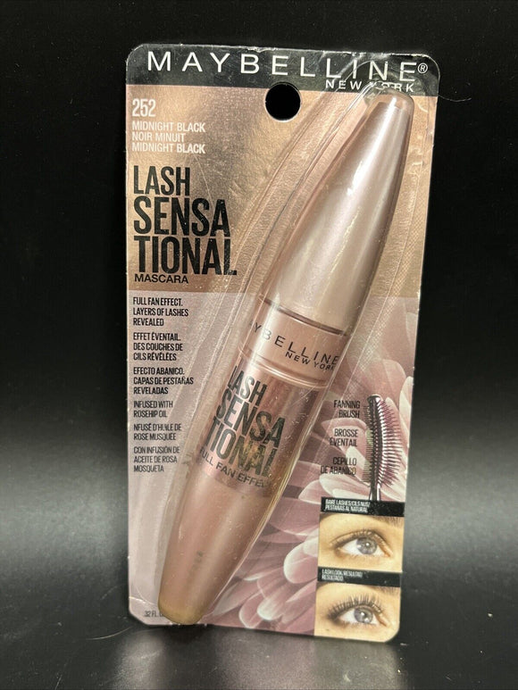 Maybelline Lash Sensational Mascara, 252 Midnight Black