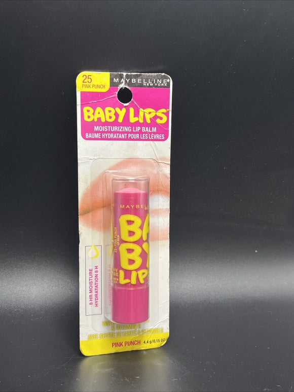 MAYBELLINE BABY LIPS MOISTURIZING LIP BALM 25 PINK PUNCH