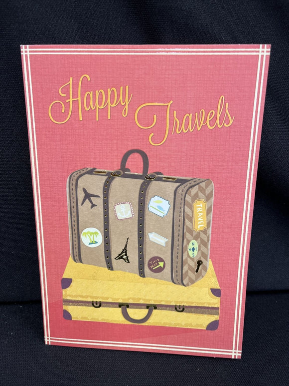 Vacation Safe Travels Greeting Card w/Envelope