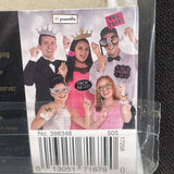 NIP New 13-piece Prom Photo Booth Props Cut-outs High School Formal Dance