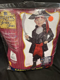 Pirate Costume Kids Halloween Costume Size Medium 8-10