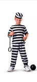 Jailbird Kid's Halloween Costume Size Medium 8-10