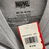 Kids Crew Neck Marvel Long Sleeve Graphic T-Shirt, M(7/8) , Gray