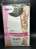 Secret Wishes Sexy Camouflage Footless Tights Ladies Rubies OS