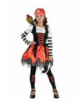 Crossbone Cutie Girls Pirate Halloween Costume Size Small 4-6