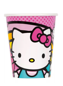 Hello Kitty 8 Ct Paper 9 oz Hot Cold Cups