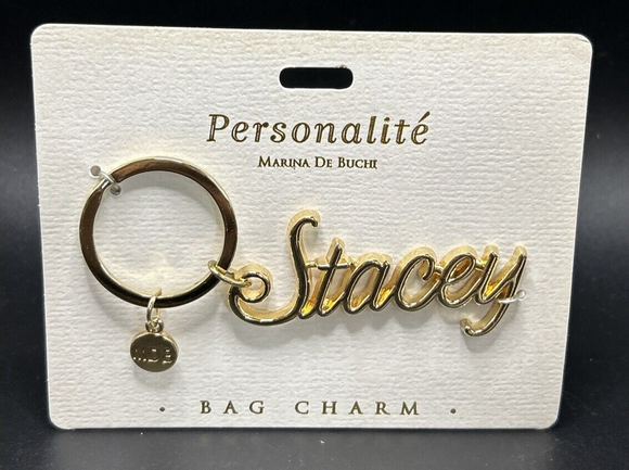 Personalite Marina De Buchi Personalized Bag Charm Stacey