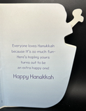 Happy Hanukkah (Boy) Greeting Card w/Envelope