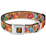 Avengers Seatbelt Buckle Collar  Marvel 9-Avengers Halloween- WAV111 Large