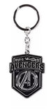 Marvel Comics Avengers Debossed Logo Metal Keychain, Silver/Black (... NEW