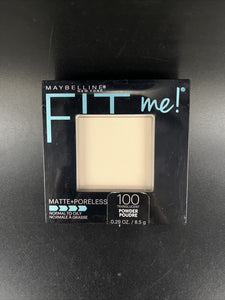 Maybelline Fit Me! Matte + Poreless Pressed Powder 100 Translucent