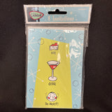 Eat Drink & Be Merry Cosmopolitan Invitations 8Ct