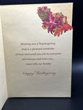 Happy Thanksgiving Great-Grandma Greeting Card w/Envelope
