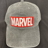 Marvel Logo Patch Men’s Adjustable Baseball Hat One Size