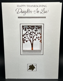 For Daughter-In-Law Thanksgiving Day Greeting Card w/Envelope