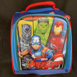 Avengers 3DRolling Backpack, 3D Insulated Lunch Bag & Pencil Case 3 Piece Set