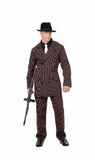 Halloween Gangster Adult Black/Red Small 36-380