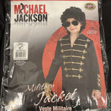 Micheal Jackson Child Military Jacket - Black Size S 4-6