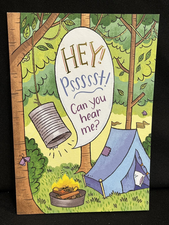 Away at Camp Greeting Card w/Envelope