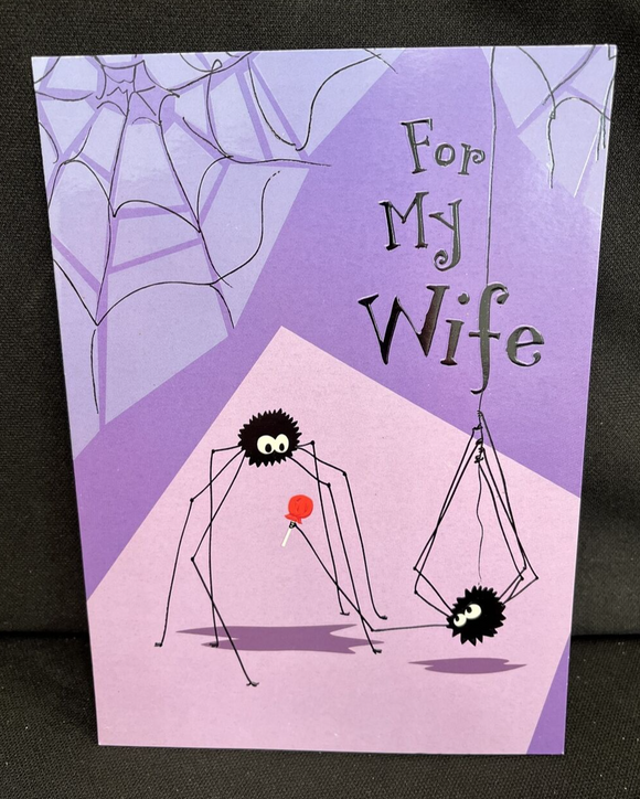 Happy Halloween Wife Greeting Card w/Envelope