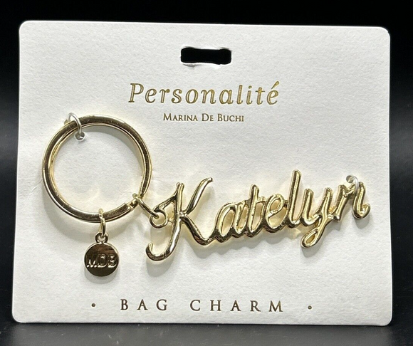 Personalite Marina De Buchi Personalized Bag Charm Katelyn