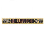 Amscan Sparkling Glitter Hollywood Fringe Letter Banner 10 X 11 1/2 Gold/Black