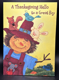 For Boy Thanksgiving Greeting Card w/Envelope