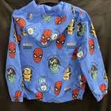 Marvel Heroes Kids Zipper Hooded Rain Jacket AUS Size 7
