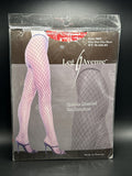 Spandex Diamond Net Pantyhose Red Adult Size Leg Avenue 9005