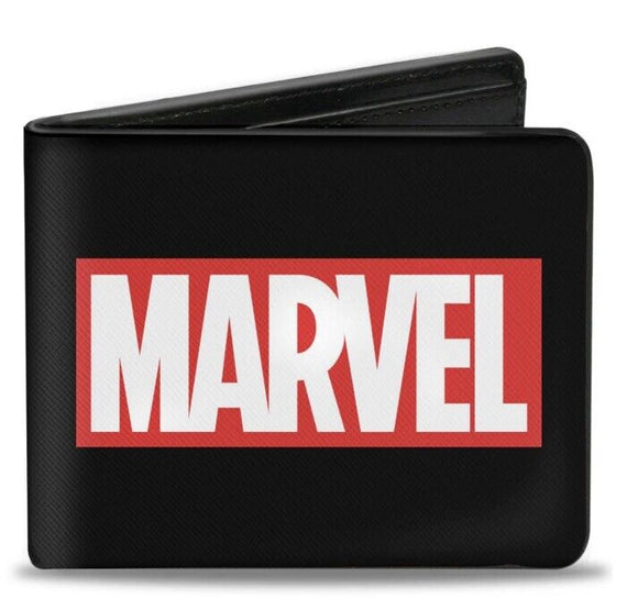 MARVEL UNIVERSE Bi-Fold Wallet - MARVEL Brick Black Red White