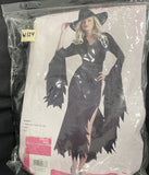 Women's Gothic Witch Costume Med/Large  10-14