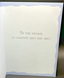 Funny Birthday Greeting Card w/Envelope
