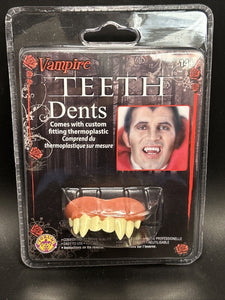 Vampire Costume Teeth w/ Custom Fitting Thermoplastic