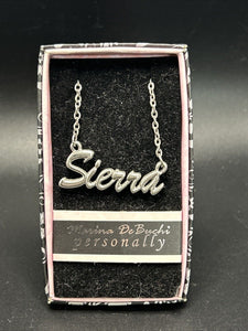 Marina DeBuchi "Sierra" Necklace Silver Plated 15 +3 extender NEW