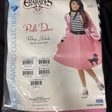 Poodle Dress with Belt and Scarf for Girls  Size Large 10-121