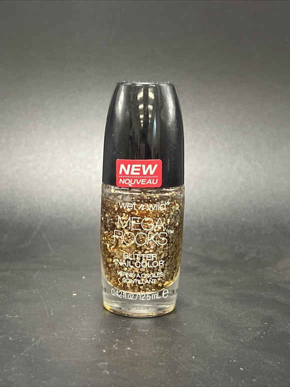 Wet N Wild Mega Rocks Glitter Nail Color Polish - 494B Waiting for my Solo