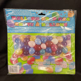 Balloon Drop Bags  80" x 36". Holds 70 9" or 150 5". Balloons are not included.