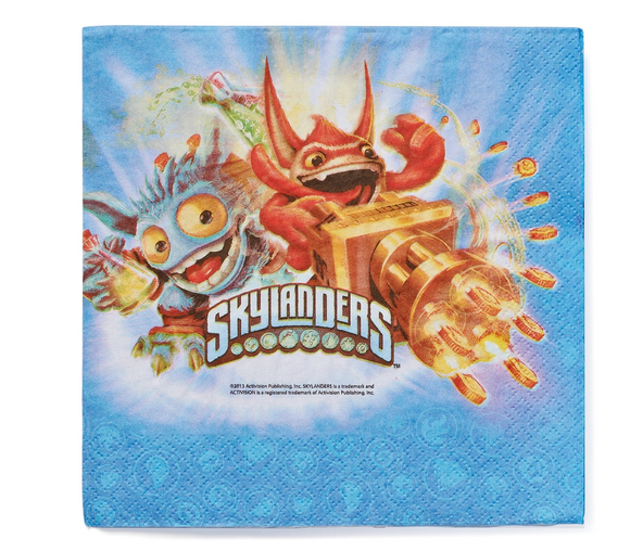 Skylanders Luncheon Napkins Birthday Party Supplies 16 Pc 2 Ply