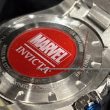 INVICTA 33394 MARVEL CAPT AMERICA Men's 48mm Silver/Blue/Red Brclt 4/40006